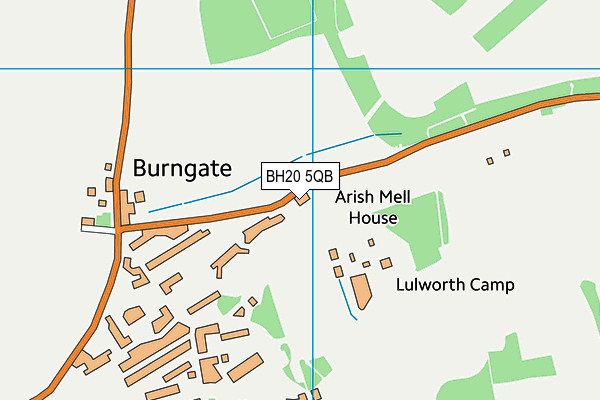 BH20 5QB map - OS VectorMap District (Ordnance Survey) BH20 5QB map - OS VectorMap District (Ordnance Survey)