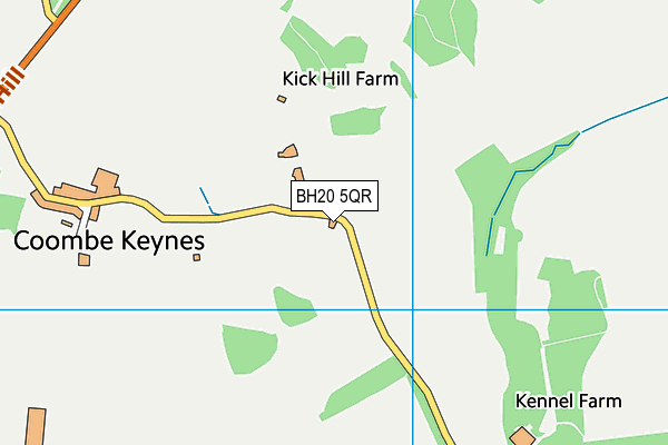 BH20 5QR map - OS VectorMap District (Ordnance Survey) BH20 5QR map - OS VectorMap District (Ordnance Survey)