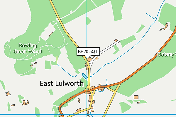 BH20 5QT map - OS VectorMap District (Ordnance Survey) BH20 5QT map - OS VectorMap District (Ordnance Survey)