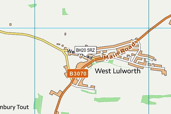 BH20 5RZ map - OS VectorMap District (Ordnance Survey) BH20 5RZ map - OS VectorMap District (Ordnance Survey)
