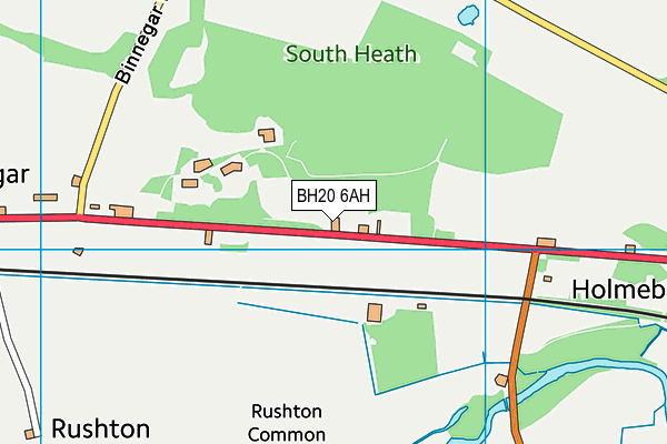 BH20 6AH map - OS VectorMap District (Ordnance Survey) BH20 6AH map - OS VectorMap District (Ordnance Survey)