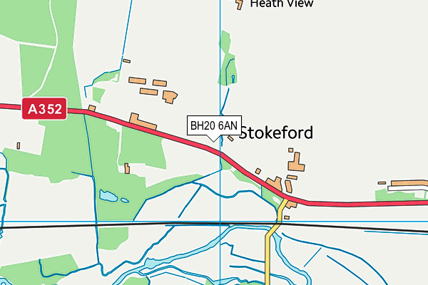 BH20 6AN map - OS VectorMap District (Ordnance Survey) BH20 6AN map - OS VectorMap District (Ordnance Survey)