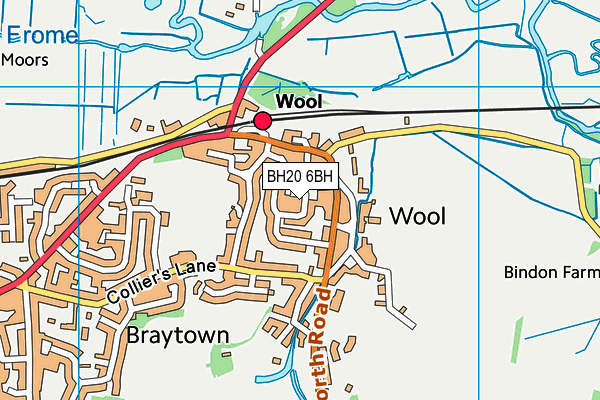 BH20 6BH map - OS VectorMap District (Ordnance Survey)