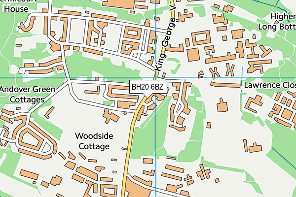 BH20 6BZ map - OS VectorMap District (Ordnance Survey) BH20 6BZ map - OS VectorMap District (Ordnance Survey)