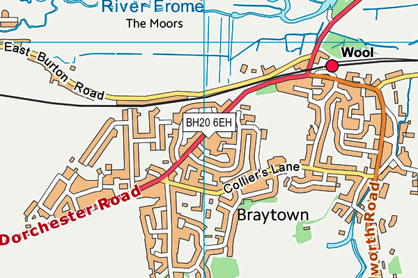 BH20 6EH map - OS VectorMap District (Ordnance Survey) BH20 6EH map - OS VectorMap District (Ordnance Survey)