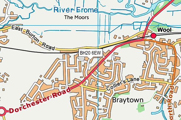 BH20 6EW map - OS VectorMap District (Ordnance Survey)