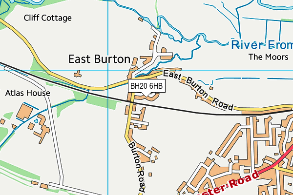 BH20 6HB map - OS VectorMap District (Ordnance Survey)
