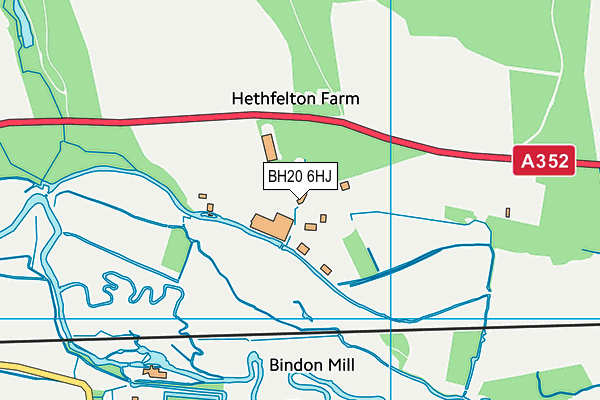 BH20 6HJ map - OS VectorMap District (Ordnance Survey) BH20 6HJ map - OS VectorMap District (Ordnance Survey)