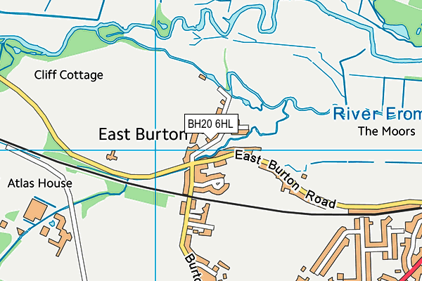 BH20 6HL map - OS VectorMap District (Ordnance Survey)