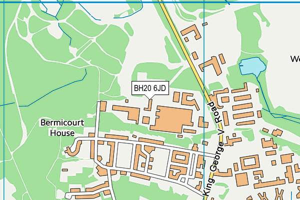 BH20 6JD map - OS VectorMap District (Ordnance Survey) BH20 6JD map - OS VectorMap District (Ordnance Survey)