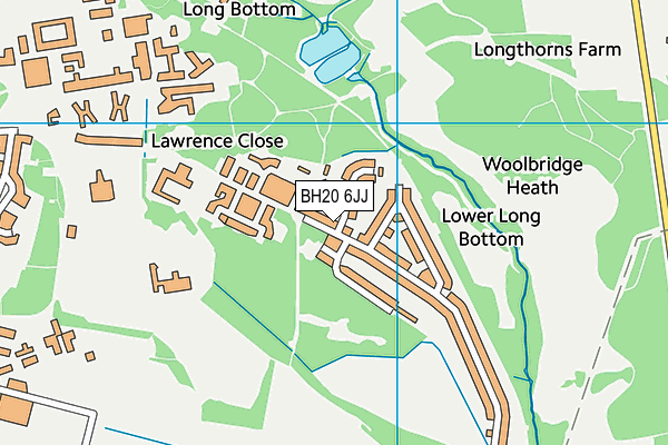 BH20 6JJ map - OS VectorMap District (Ordnance Survey) BH20 6JJ map - OS VectorMap District (Ordnance Survey)