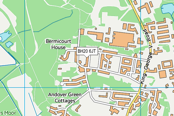 BH20 6JT map - OS VectorMap District (Ordnance Survey) BH20 6JT map - OS VectorMap District (Ordnance Survey)