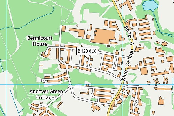 BH20 6JX map - OS VectorMap District (Ordnance Survey) BH20 6JX map - OS VectorMap District (Ordnance Survey)