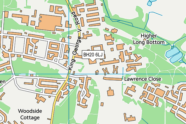 BH20 6LJ map - OS VectorMap District (Ordnance Survey) BH20 6LJ map - OS VectorMap District (Ordnance Survey)