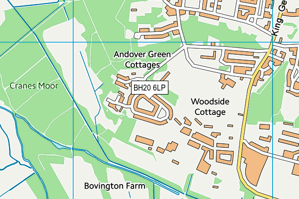 BH20 6LP map - OS VectorMap District (Ordnance Survey) BH20 6LP map - OS VectorMap District (Ordnance Survey)