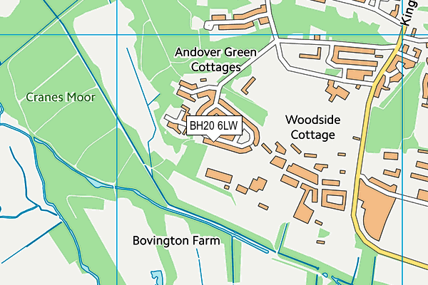 BH20 6LW map - OS VectorMap District (Ordnance Survey) BH20 6LW map - OS VectorMap District (Ordnance Survey)