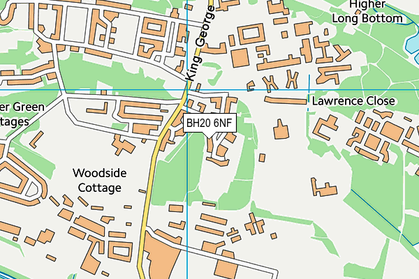 BH20 6NF map - OS VectorMap District (Ordnance Survey) BH20 6NF map - OS VectorMap District (Ordnance Survey)
