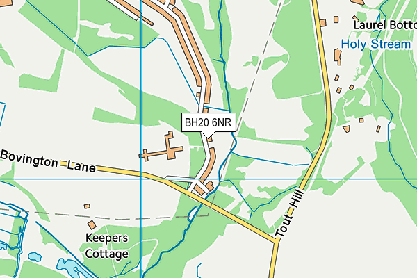 BH20 6NR map - OS VectorMap District (Ordnance Survey)
