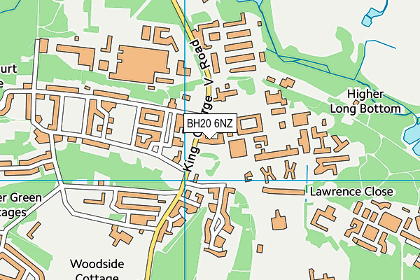 BH20 6NZ map - OS VectorMap District (Ordnance Survey) BH20 6NZ map - OS VectorMap District (Ordnance Survey)