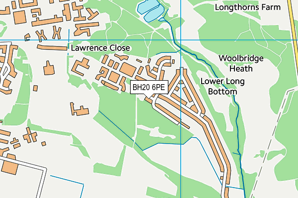 BH20 6PE map - OS VectorMap District (Ordnance Survey) BH20 6PE map - OS VectorMap District (Ordnance Survey)