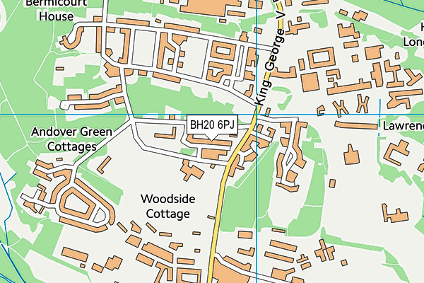 BH20 6PJ map - OS VectorMap District (Ordnance Survey) BH20 6PJ map - OS VectorMap District (Ordnance Survey)