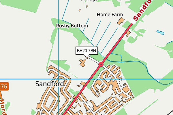 BH20 7BN map - OS VectorMap District (Ordnance Survey) BH20 7BN map - OS VectorMap District (Ordnance Survey)