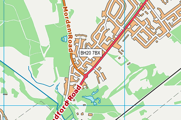 BH20 7BX map - OS VectorMap District (Ordnance Survey) BH20 7BX map - OS VectorMap District (Ordnance Survey)