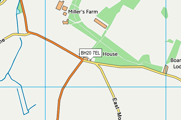 BH20 7EL map - OS VectorMap District (Ordnance Survey) BH20 7EL map - OS VectorMap District (Ordnance Survey)