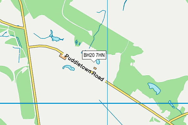 BH20 7HN map - OS VectorMap District (Ordnance Survey) BH20 7HN map - OS VectorMap District (Ordnance Survey)