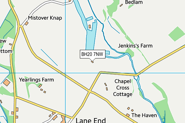 BH20 7NW map - OS VectorMap District (Ordnance Survey) BH20 7NW map - OS VectorMap District (Ordnance Survey)