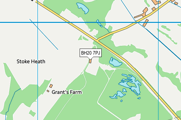 BH20 7PJ map - OS VectorMap District (Ordnance Survey) BH20 7PJ map - OS VectorMap District (Ordnance Survey)