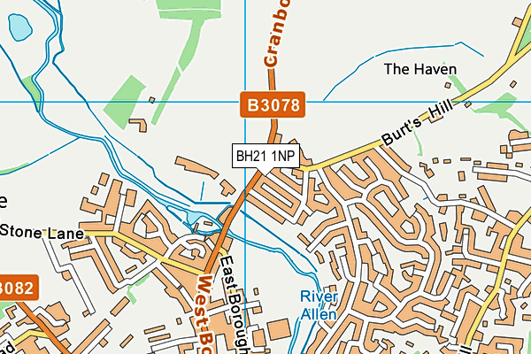 BH21 1NP map - OS VectorMap District (Ordnance Survey) BH21 1NP map - OS VectorMap District (Ordnance Survey)