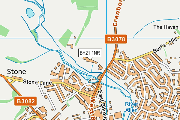 BH21 1NR map - OS VectorMap District (Ordnance Survey) BH21 1NR map - OS VectorMap District (Ordnance Survey)