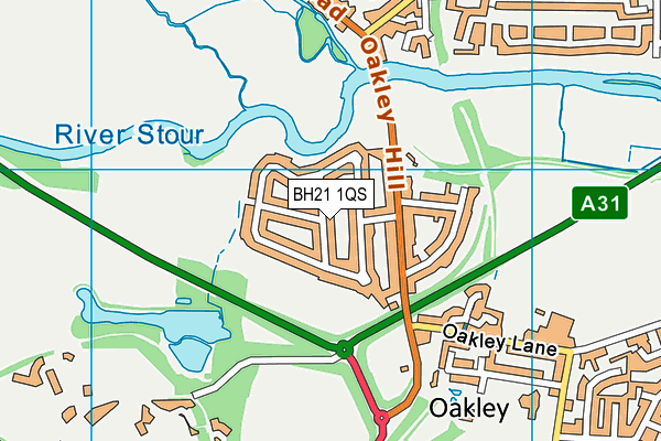 BH21 1QS map - OS VectorMap District (Ordnance Survey) BH21 1QS map - OS VectorMap District (Ordnance Survey)