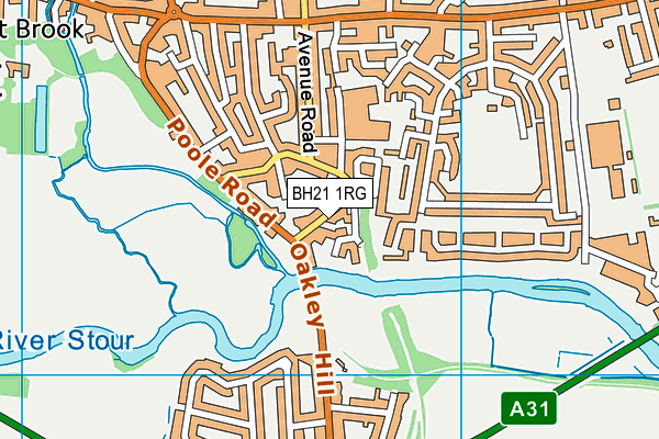 BH21 1RG map - OS VectorMap District (Ordnance Survey) BH21 1RG map - OS VectorMap District (Ordnance Survey)