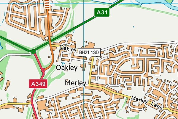 BH21 1SD map - OS VectorMap District (Ordnance Survey) BH21 1SD map - OS VectorMap District (Ordnance Survey)