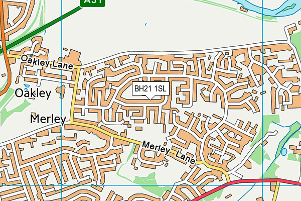 BH21 1SL map - OS VectorMap District (Ordnance Survey) BH21 1SL map - OS VectorMap District (Ordnance Survey)
