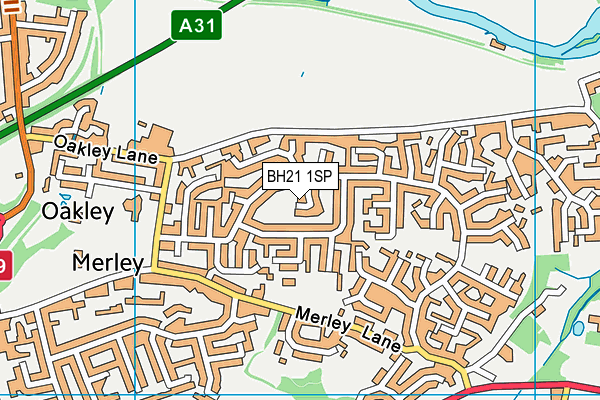 BH21 1SP map - OS VectorMap District (Ordnance Survey) BH21 1SP map - OS VectorMap District (Ordnance Survey)