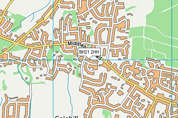 BH21 2HH map - OS VectorMap District (Ordnance Survey) BH21 2HH map - OS VectorMap District (Ordnance Survey)
