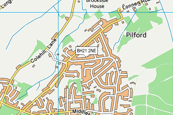BH21 2NE map - OS VectorMap District (Ordnance Survey) BH21 2NE map - OS VectorMap District (Ordnance Survey)