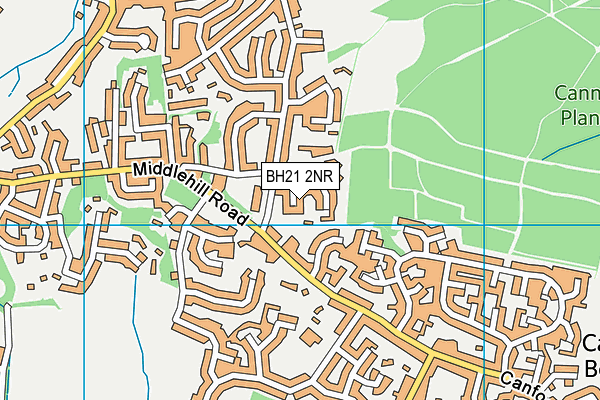 BH21 2NR map - OS VectorMap District (Ordnance Survey) BH21 2NR map - OS VectorMap District (Ordnance Survey)