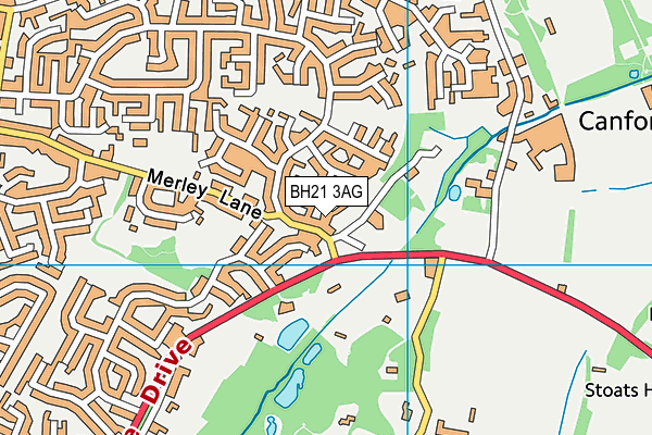 BH21 3AG map - OS VectorMap District (Ordnance Survey) BH21 3AG map - OS VectorMap District (Ordnance Survey)
