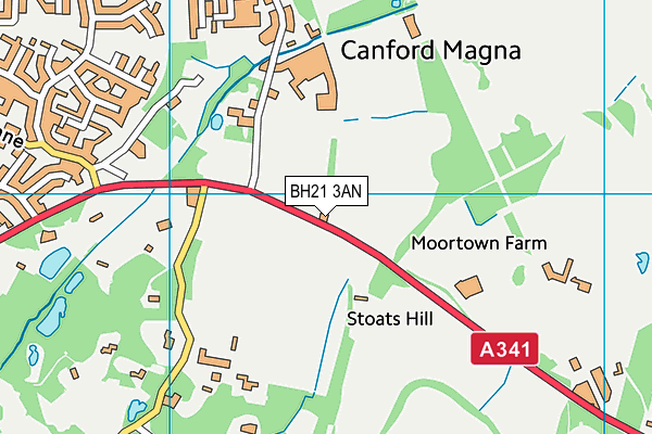 BH21 3AN map - OS VectorMap District (Ordnance Survey) BH21 3AN map - OS VectorMap District (Ordnance Survey)