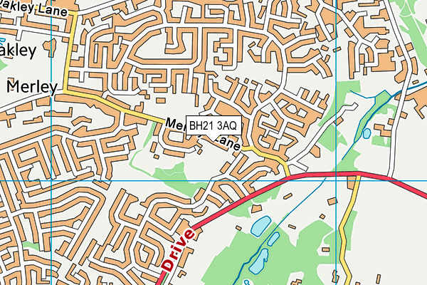 BH21 3AQ map - OS VectorMap District (Ordnance Survey) BH21 3AQ map - OS VectorMap District (Ordnance Survey)