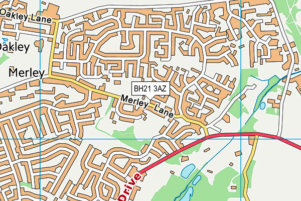 BH21 3AZ map - OS VectorMap District (Ordnance Survey) BH21 3AZ map - OS VectorMap District (Ordnance Survey)