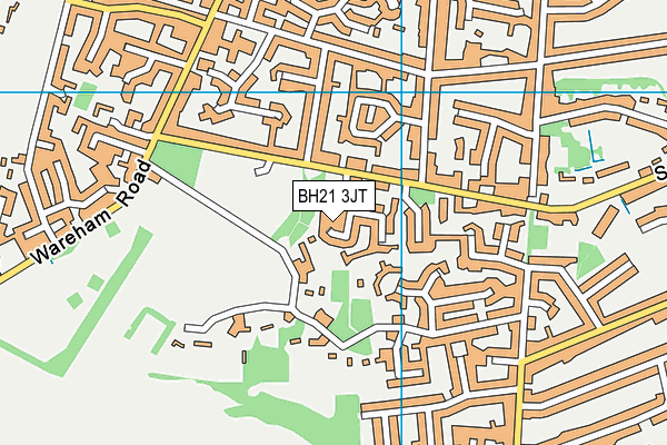 BH21 3JT map - OS VectorMap District (Ordnance Survey) BH21 3JT map - OS VectorMap District (Ordnance Survey)