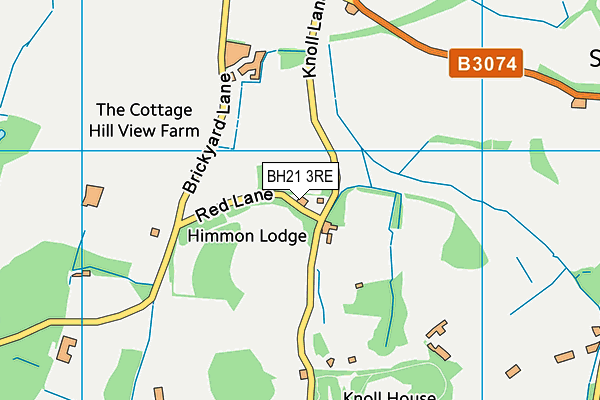 BH21 3RE map - OS VectorMap District (Ordnance Survey) BH21 3RE map - OS VectorMap District (Ordnance Survey)