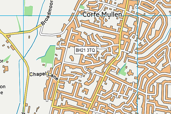 BH21 3TQ map - OS VectorMap District (Ordnance Survey) BH21 3TQ map - OS VectorMap District (Ordnance Survey)