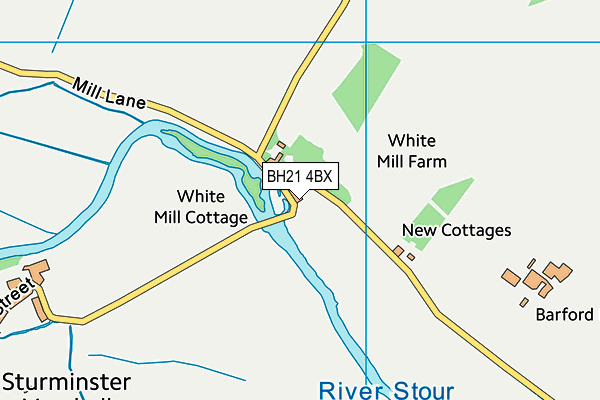 BH21 4BX map - OS VectorMap District (Ordnance Survey) BH21 4BX map - OS VectorMap District (Ordnance Survey)