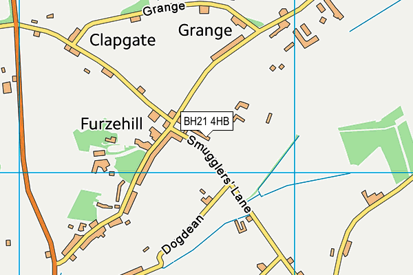 BH21 4HB map - OS VectorMap District (Ordnance Survey) BH21 4HB map - OS VectorMap District (Ordnance Survey)